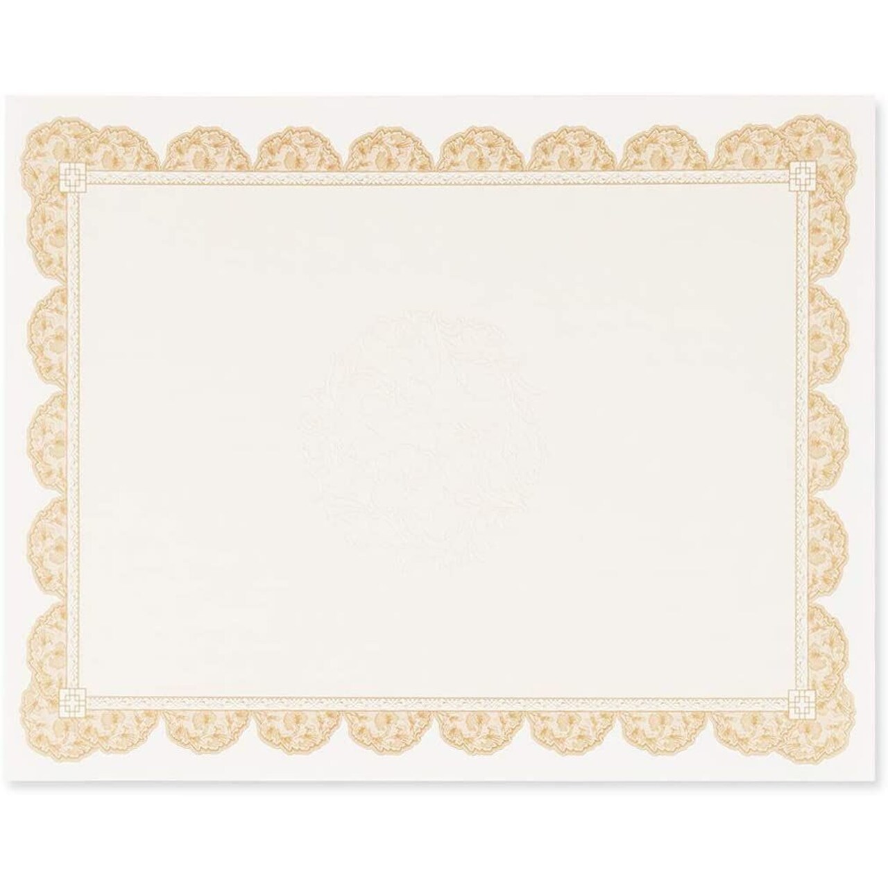 Award Certificates with Brown Border, 8.5x11 In Computer Printer Paper (96 Pack)